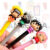 Caneta Kawaii Naruto/Stitch Criativa Enfeitada Ponta Fina Tinta Preta Anime