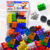 30 Pct de Bloco De Montar 30 Peças Rodinha Brinquedo Didático Educativo Oferta