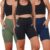 Kit 3 Bermudas Feminina Com Bolsos Suplex Poliamida Geladinho