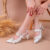Scarpin Feminino Salto Baixo Fino Fivelas Dupla Slingback Confortável Blogueira Estiloso Retrô
