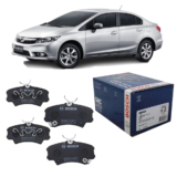Jogo Pastilha Freio Dianteiro New Civic 2007 Bosch Original