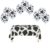 Kit Toalha de Mesa Vaquinha + 25 Balões Manchas de Vaca Festa Fazendinha Bexiga Decoração Fazenda Festa Infantil