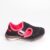 Tênis Infantil Feminino Energy Baby Calce Fácil Preto Pink