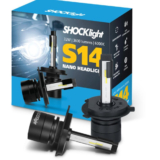 Par de Lâmpada Led Nano Shocklight S14 H1 H3 H4 H7 H11 H13 H15 H16 H27 HB3/HB4