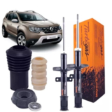 Par Amortecedor + Kit Coxim Batente E Coifa Duster 4×2
