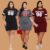 Kit 3 Vestidos Estampados Camisão Moda Gringa Grande Verão Curve