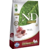 N&D Prime Cães Adulto Mini Frango Romã 10kg