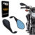 Retrovisor Original Gvs Bmw F800 Haste Baixa Lente Azul Rosca Para Yamaha