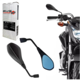 Retrovisor Moto Bmw F800 Gs 650 Lente Convexa Azul Para Honda Titan 160