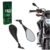 Retrovisor Gvs Original Modelo Mini Bmw Gs650 F800 Giro 360 Rosca Para Yamaha