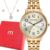 Relógio Mondaine Dourado Feminino Prova Dágua Luxo Analógico