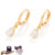 Brinco Argola Rommanel Banhada Ouro 18k Com Zircônias 527237