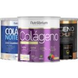 Kit 3x Colágeno Verisol Tradicional + Noite + Thermo Lift 200g Nutrilibrium