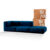 Sofá 2 lugares Modular com Apoio (Puff) – Sofá na Caixa em Boucle com 3 Módulos 2,58m – 1 Braço