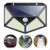 Refletor Luminária Recarregável Luz Solar 100 Led Com Sensor De Movimento Jardim Prova D’Água