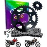 Kit Relação Xtz 150 Crosser Com Retentor Kmc Gold Aço 1045