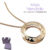 Presente De Aniversário Feminino Colar Cordão Abençoada Por Deus Rommanel Banhado Ouro 18k 531614