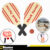 Kit 2 Raquetes De Frescobol Rednose + Bolinha E Bolsa Belfix