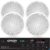 Kit Som Residencial 300w Bluetooth + 4 Caixas Gesso Acustica