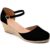 Sandalia Feminina Lumiss Anabela Corda Espadrille Salto Medio Confortável