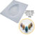 1~4 Forma BWB Com Silicone (3 partes) Para Chocolate Cód. 9555 – Ovo Bicudo 350g. Páscoa