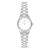 Relógio Feminino Saint Germain Celeste Silver Mini Prata com Bisel Canelado