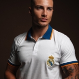 Camisa Real Madrid Polo Branca Masculina Oficial