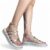Sandália Feminina Gladiador Prata Ramarim 2555104-2