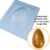 1~4 Forma BWB Com Silicone (3 partes) Para Chocolate Cód. 9441 – Ovo Texturizado Gouge 350g. Páscoa