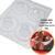 1~4 Forma BWB Com Silicone (3 partes)-Cód. 54 – Trufa Diamante 20g. Para Festas Trufas e Bombons