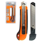 Estilete Profissional Emborrachado 18mm Com 8 Laminas Bestfer
