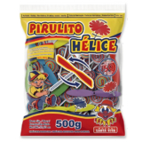 Pirulito Com Hélice Colorido Brinquedo 500g Tutti Frutti Santa Rita