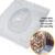 1~4 Forma BWB Com Silicone (3 partes) Para Chocolate Cód. 9561 – Ovo Vazado Estriado 250g. Páscoa