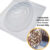 1~4 Forma BWB Com Silicone (3 partes) Para Chocolate Cód. 9551 – Ovo Vazado Estriado 500g. Páscoa