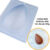 1~4 Forma BWB Com Silicone (3 partes) Para Chocolate Cód. 9550 – Ovo Bicudo 500g. Páscoa