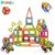 Blocos Magnéticos Infantil Brinquedo Educativo Construção 120 Peças