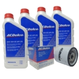 Troca de Óleo Original GM ACdelco 4 Litros de Óleo 5W30 Semissintético +Filtro Óleo Corsa Celta onix