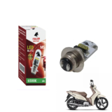 Lampada Farol Led Cavalinho M5 H6 6500k Para Honda Biz 100 2001