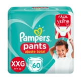Fralda Infantil Pampers Pants Ajuste Total XXG Com 60 Unidades