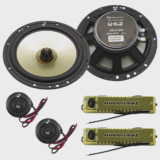 Kit 2 Vias Hurricane 6 Pol Q Qr 160wrms Alto Falante Tweeter