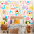 Papel de Parede Infantil Tema Arco-Íris Soft Color  Para Quarto De Menina