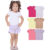 Kit 8 Blusas Manga Curta Infantil Menina Básica Lisa ou 6 Blusas Básicas
