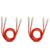 KIT 2 CABO RCA BLINDADO VERMELHO 1M E-TECH PARA SOM AUTOMOTIVO