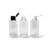 20 Frascos Plástico Pet 60 Ml Oval Flip Top Transparente para Álcool Gel, Shampoo, Sabonete Líquido e Cremes.