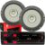 Kit Som Radio Mp3 Bluetooth Usb + 2 Alto Falante 6 Pol Carro