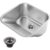 Tanque Monobloco 40x40x23 Embutir/Sobrepor c/ Válvula Docol Lóggica Aço Inox 304 Polido