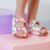 Sandália Menina Infantil Birken Casual Papete Donuts Verão
