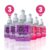 Kit 6 Gel Aromatizante Íntimo Beijável 240g 3 de Sabor Morango e 3 de Sabor Uva Cuidado Vaginal Swiss Beauty Belkit