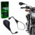 Retrovisor BMW F800 Haste Longa Rebaixada 90 Graus Lente Prata