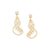 Brinco Rommanel Coração Coreano Figer Heart 527423